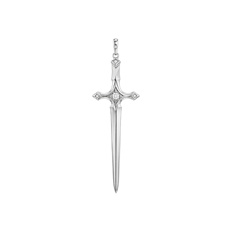 Aegis Sword White Gold Pendant