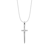 Aegis Sword White Gold Pendant