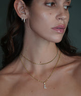 Pavé Glow Initial Necklace SAMPLE SALE
