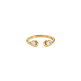 Écho Double Pear Open Ring