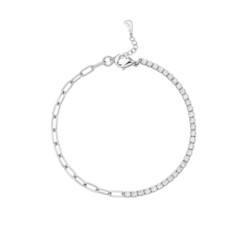 Halo Link Silver Bracelet