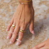 Gold Slim Dome Ring