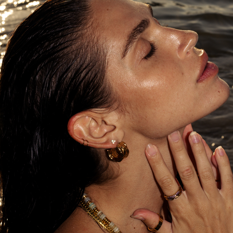 Lotus Earrings
