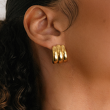 Golden Monroe Earrings