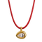 East West Pear Red Cord Necklace