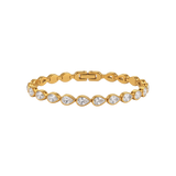 Rivière Pear Gold Tennis Bracelet