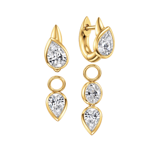Séraphine Drop Gold Earrings