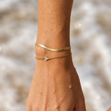 Lotus Herringbone Bracelet Set