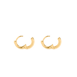 Pave Huggies 8mm