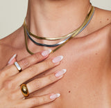 3mm Herringbone Necklace SAMPLE SALE