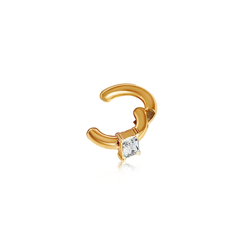 Candice Baguette Cuff Earring