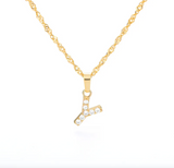 Pavé Glow Initial Necklace SAMPLE SALE