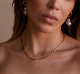 Mega Paperclip Necklace - Amalfi