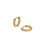 Pave Huggies 8mm