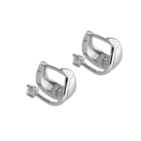 Aurel Mega White Gold Huggies