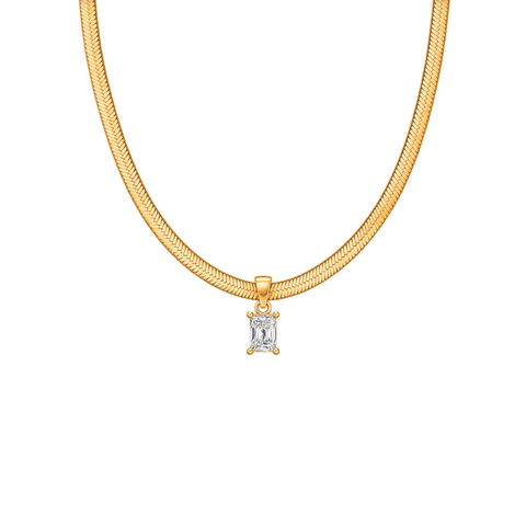 Adèle Herringbone Necklace