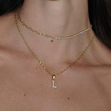Pavé Glow Initial Necklace SAMPLE SALE