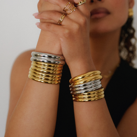 Trina Cuff Bracelet Gold