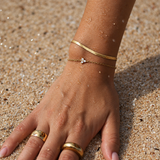 Lotus Herringbone Bracelet Set
