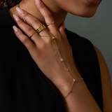 Lotus Hand Chain Bracelet