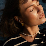 Retro Chunky Hoop Earrings