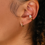 Pave Huggies 8mm