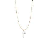 Pearl Cross Necklace
