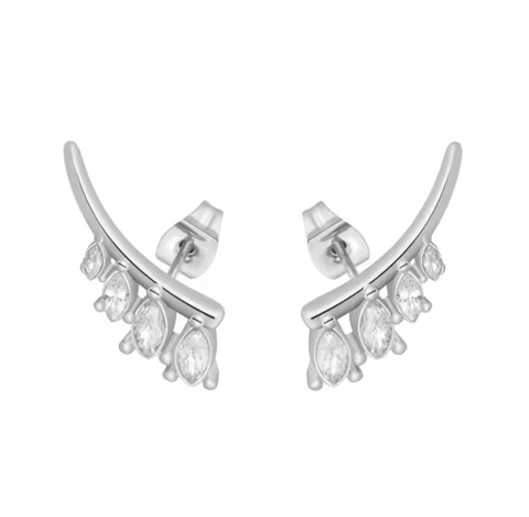 Vespera Earrings - Silver