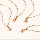 Mini Bubble Initial Necklace