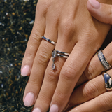 Lenora Marquise Silver Ring