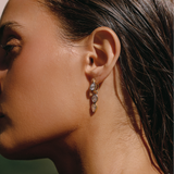 Séraphine Drop Two Tone Earrings