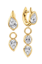 Séraphine Drop Gold Earrings