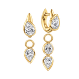 Séraphine Drop Gold Earrings