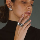 Silver Slim Dome Ring