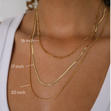 Capri Petite Paperclip Necklace