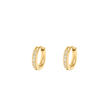 Pave Huggies 8mm