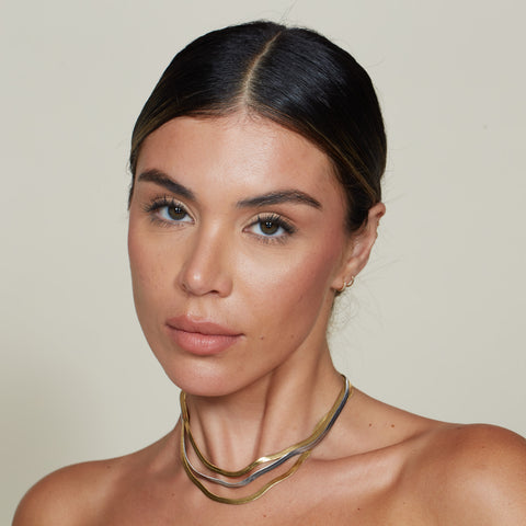 3mm Herringbone Necklace SAMPLE SALE