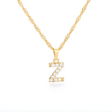 Pavé Glow Initial Necklace SAMPLE SALE